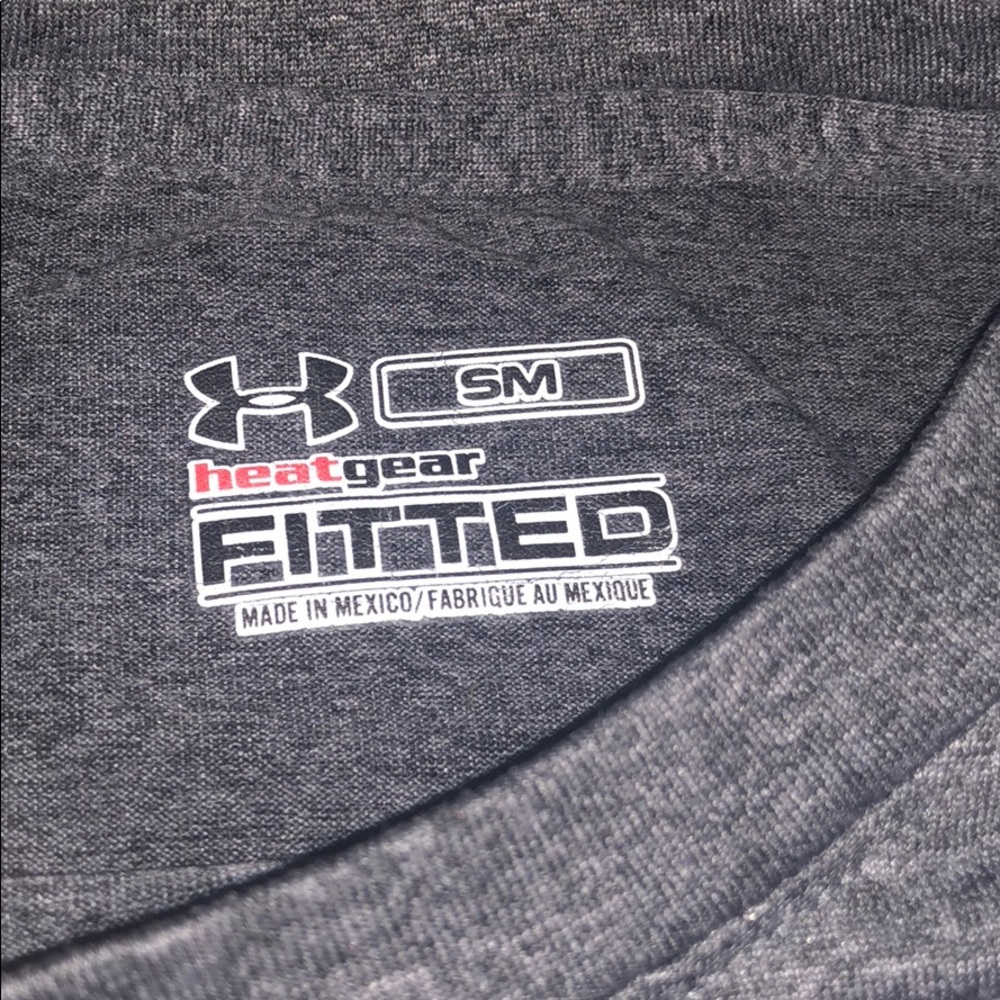 Men’s SM Under Armour Fitted LS Shirt - Picture 4 of 5